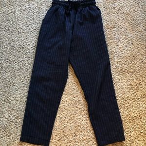 Stripped banding pants